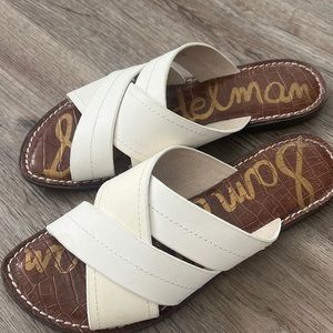 White Sam Edelman sandals size 7.5
